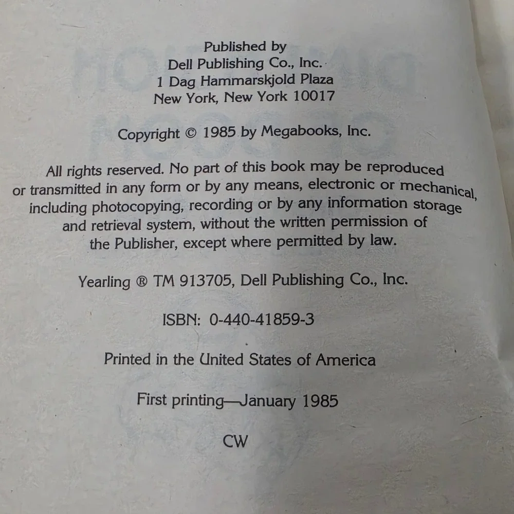 Dell Star Challenge 7 Dimension of Doom Yellow Good 1985 First Printing